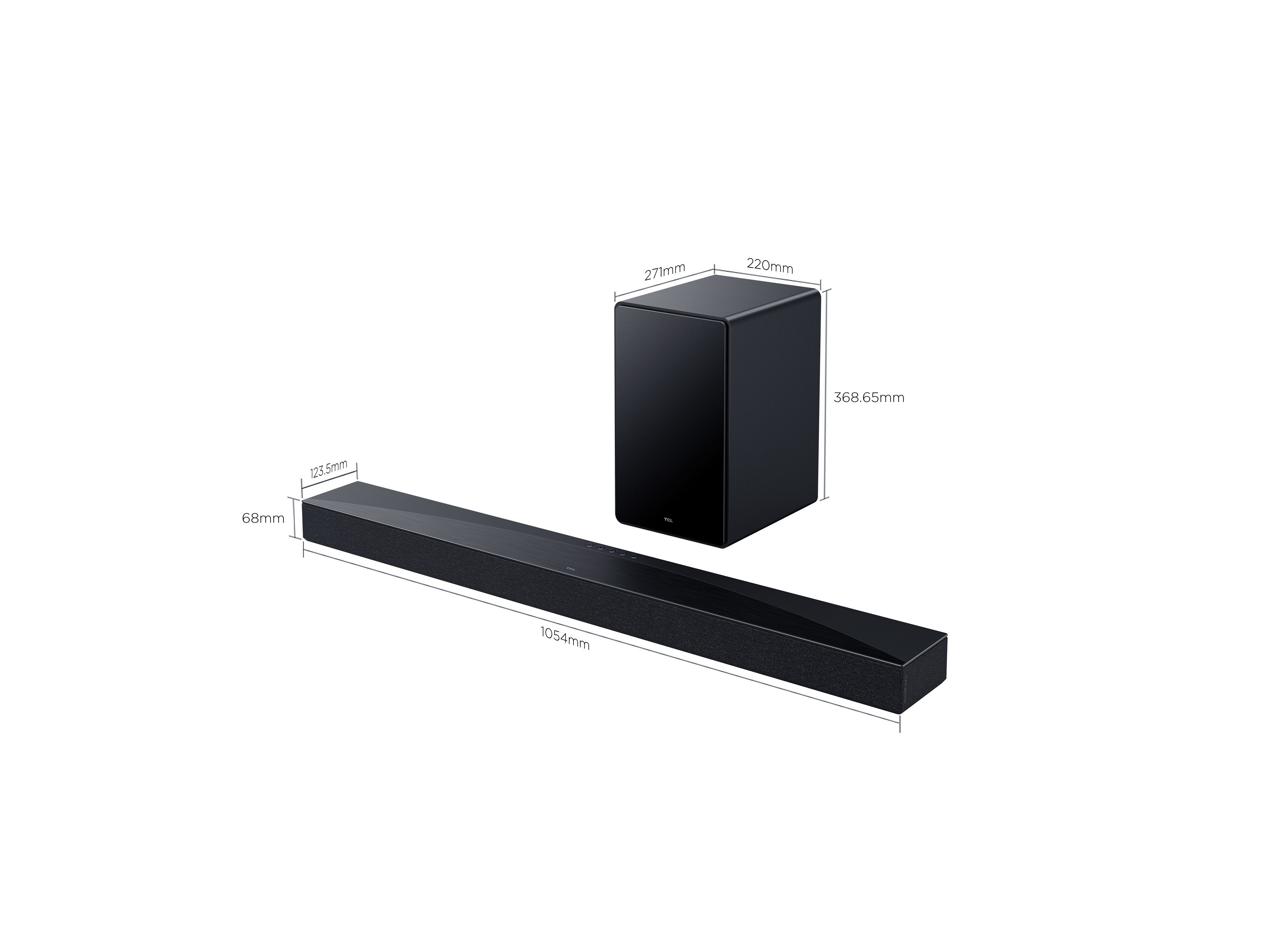 SOUND BAR COM SUBWOOFER TCL Q65H DOLBY ATMOS 5.1CH 580W image number 1
