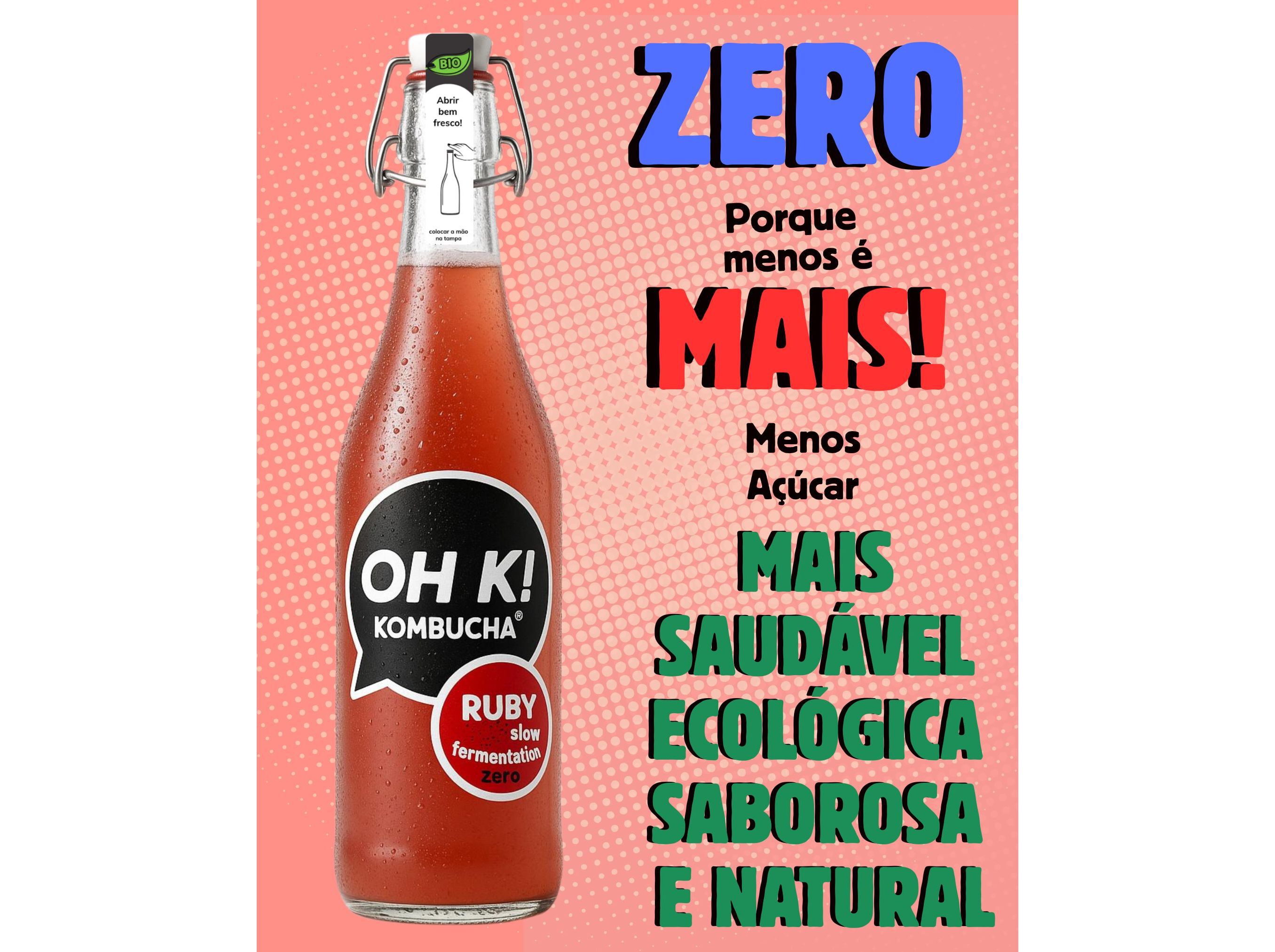 KOMBUCHA BIO OH K! RUBY (MORANGO) 750 ML image number 3