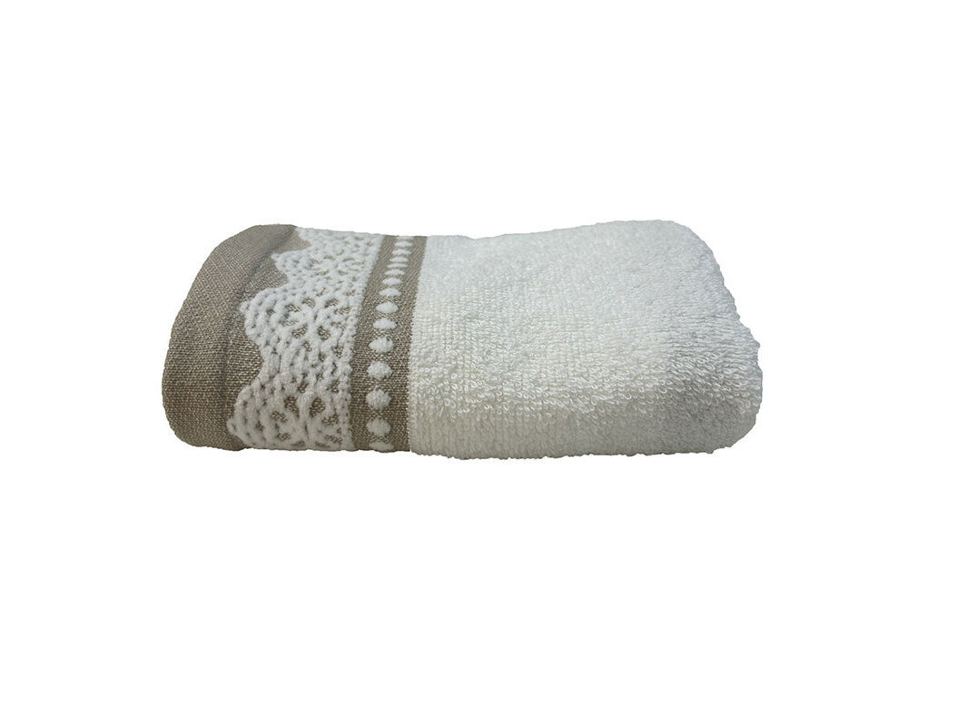 TOALHETE TURCO MUNDOTEXTIL BRANCO 30X50 CM