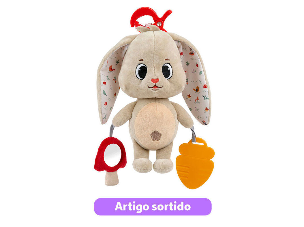 PELUCHE COM ATIVIDADES ONE TWO FUN CLIP ON MODELOS SORTIDOS image number 1