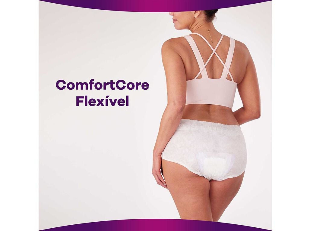 CUECAS INCONTIN&Ecirc;NCIA CINTURA BAIXA NORMAL TAMANHO GRANDE AUSONIA DISCREET 7 UN image number 4