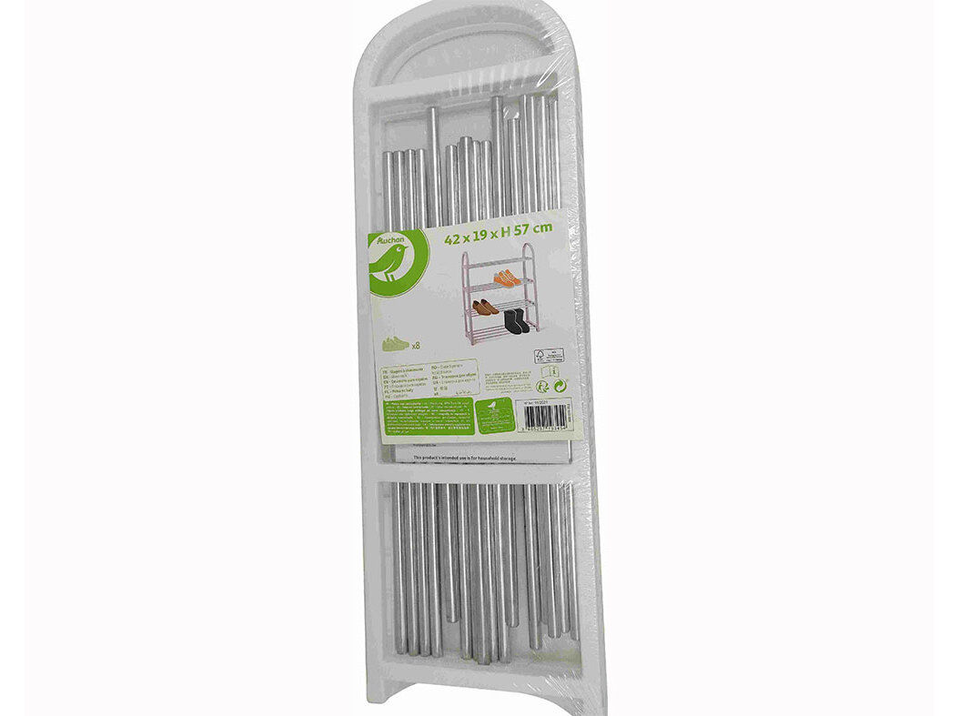 RACK COM 4 NIVEIS AUCHAN ESSENCIAL 49.5X18.4X65CM image number 1