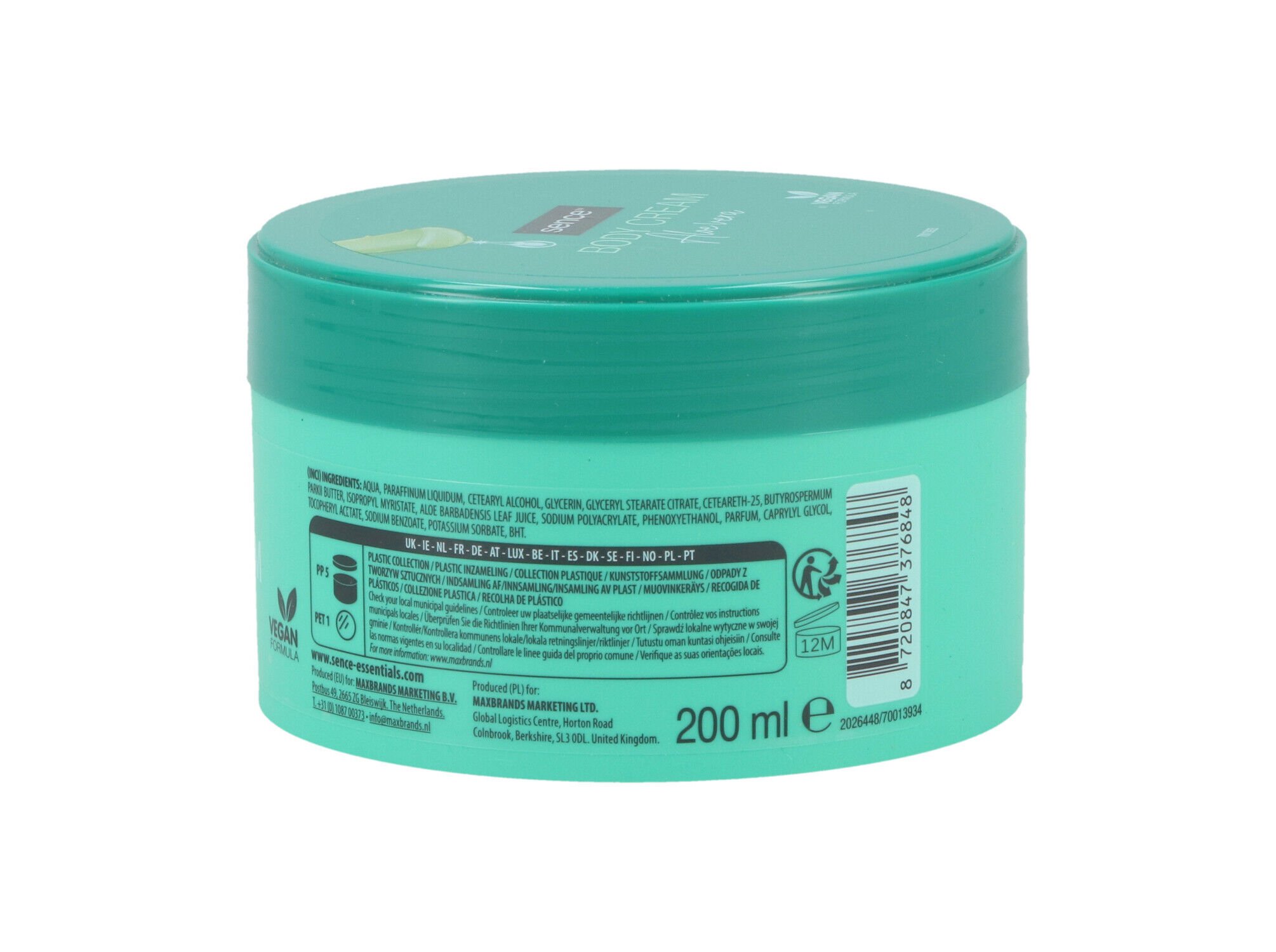 CREME CORPO SENCE ALOE VERA 200ML image number 2
