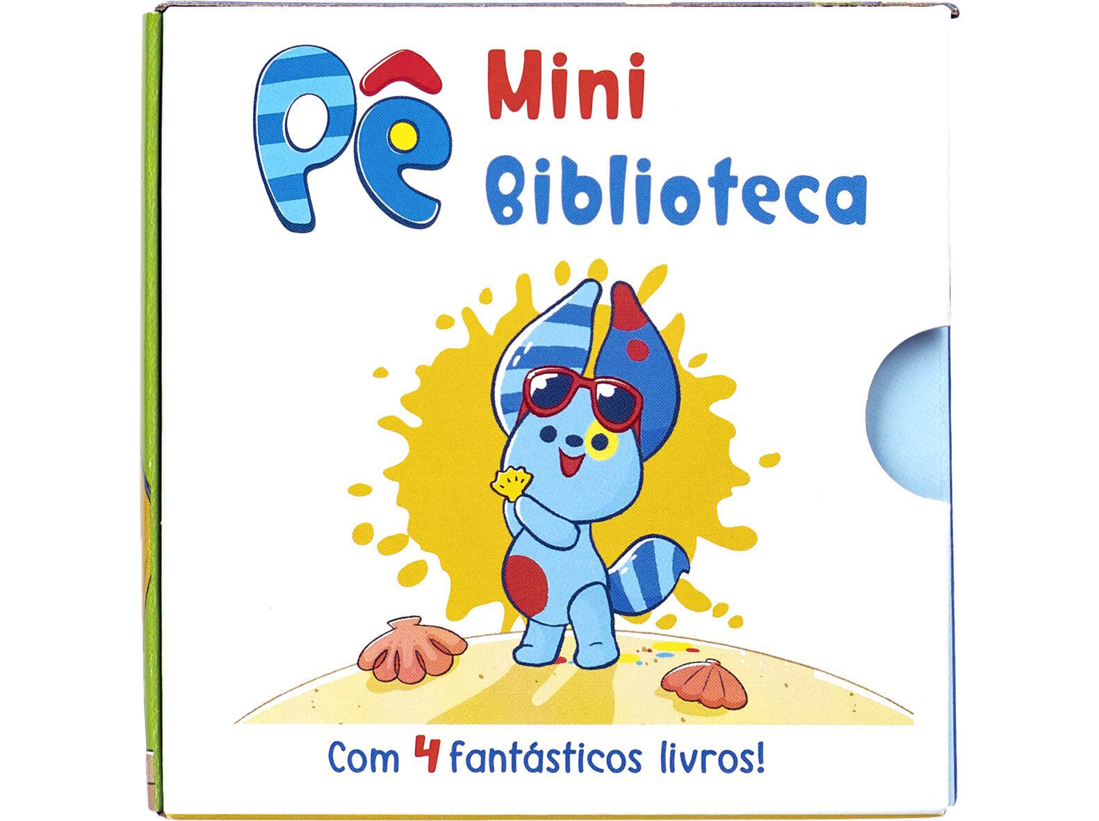 LIVRO P&Ecirc; - MINIBIBLIOTECA COM 4 FANTASTICOS LIVROS image number 1