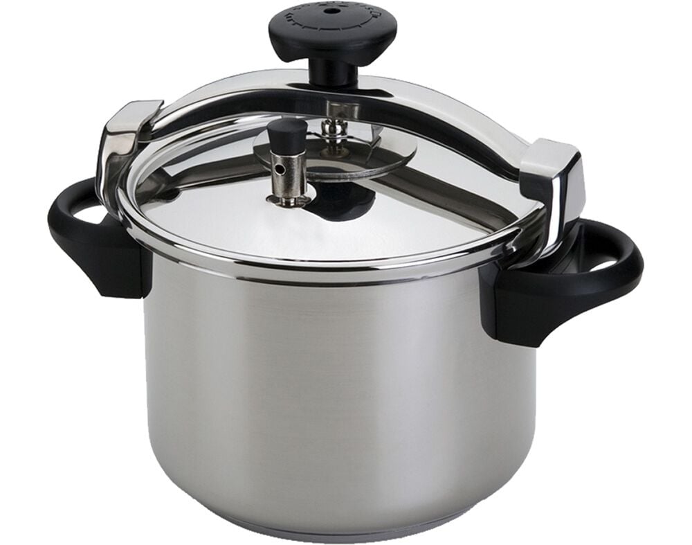 PANELA DE PRESS&Atilde;O SEM CESTO DE INDU&Ccedil;&Atilde;O SILAMPOS EM INOX 6L