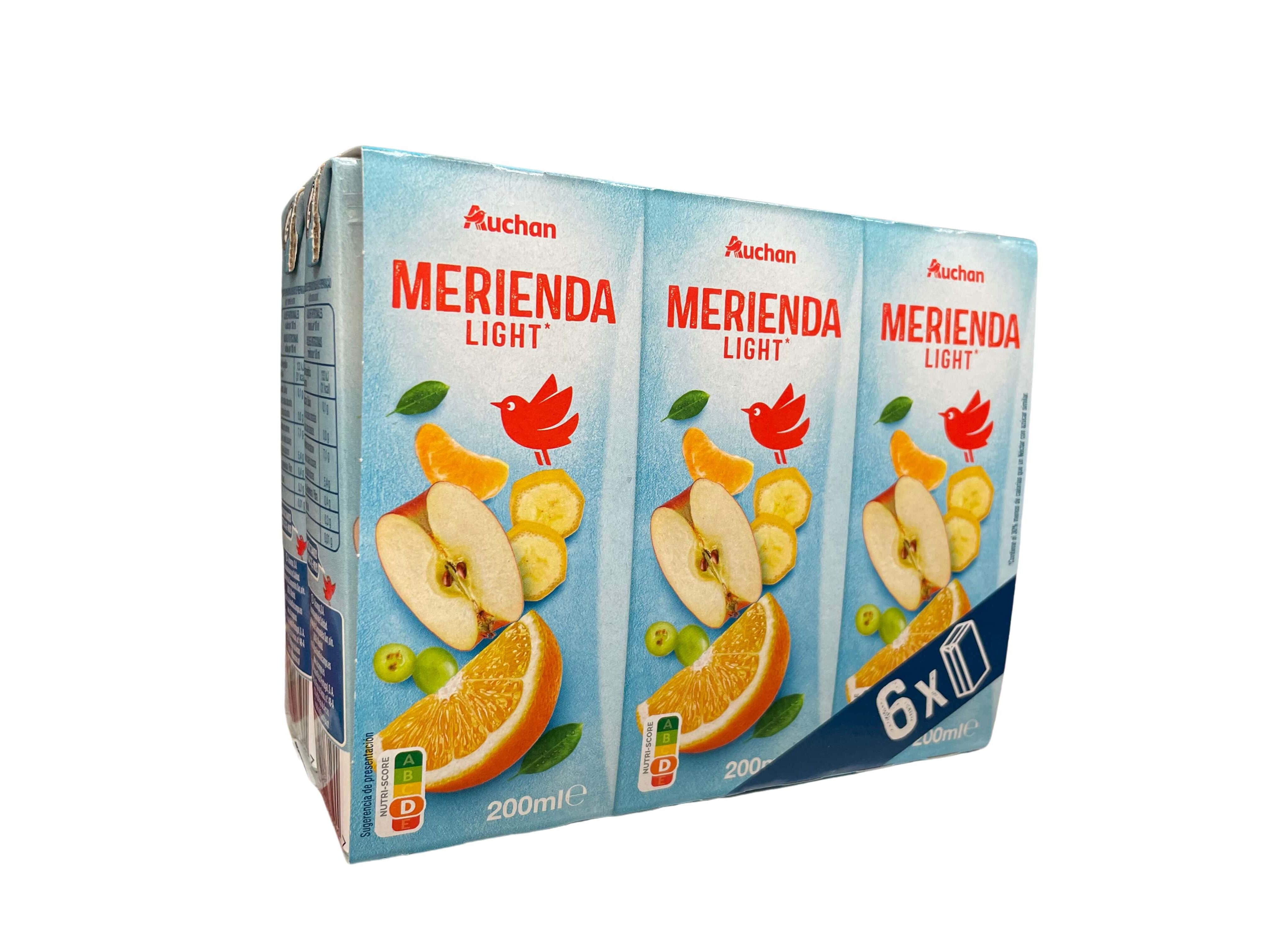 N&Eacute;CTAR AUCHAN MERENDA 6X200ML image number 0