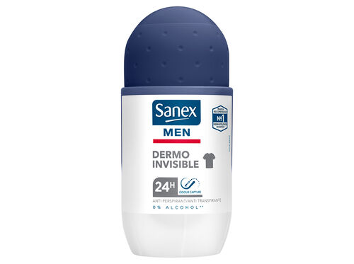 Desodorizante Roll-On Para Homem Efeito Invisível Sanex 50ml image number 0