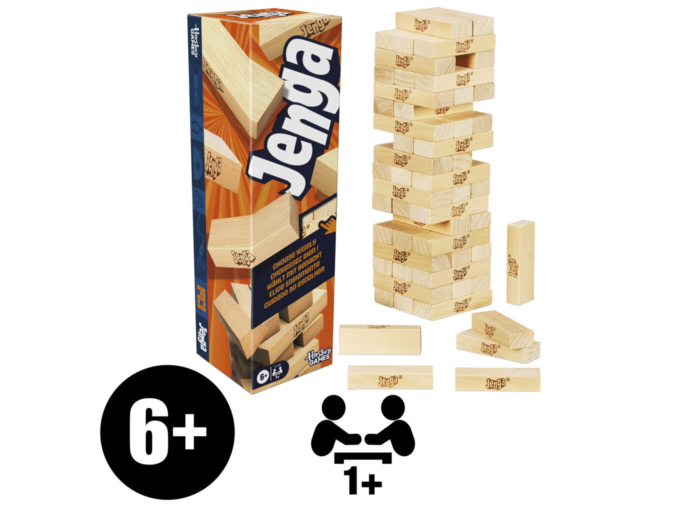 JOGO HASBRO JENGA image number 1