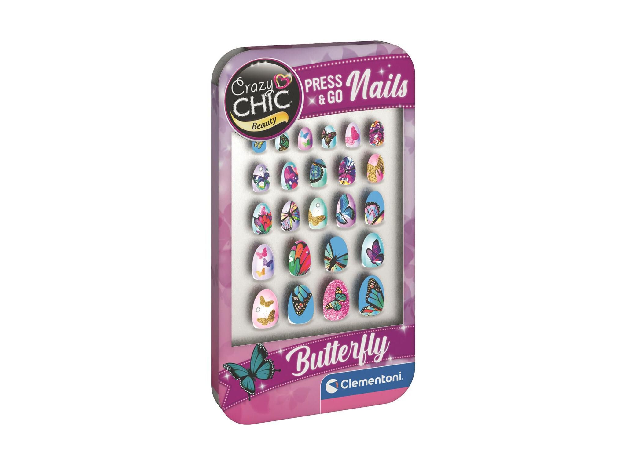 NAILS BUTTERFLY CRAZY CHIC