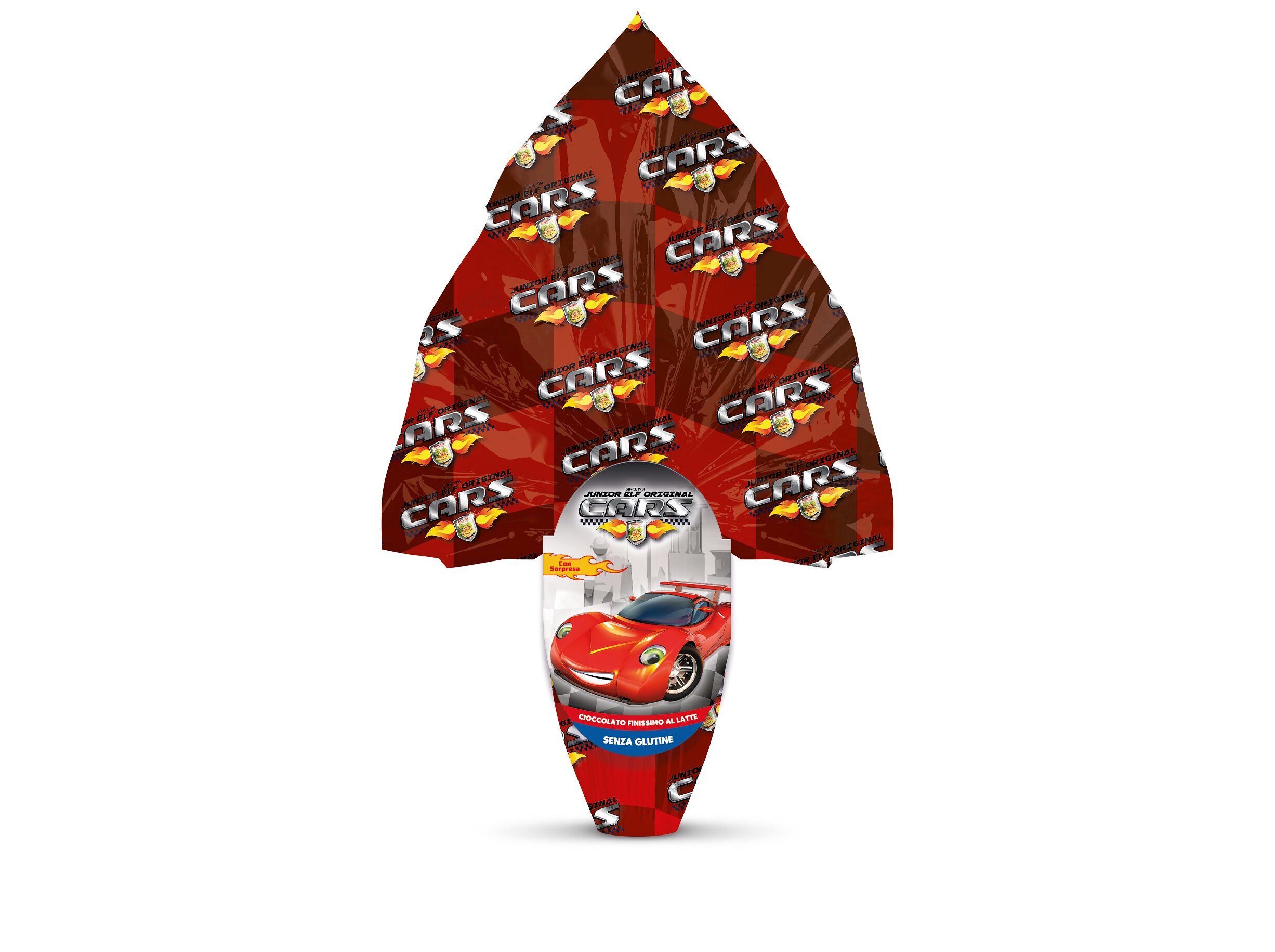 OVO CHOCOLATE DOLCI PREZIOSI CARS SEM GL&Uacute;TEN 150G image number 0