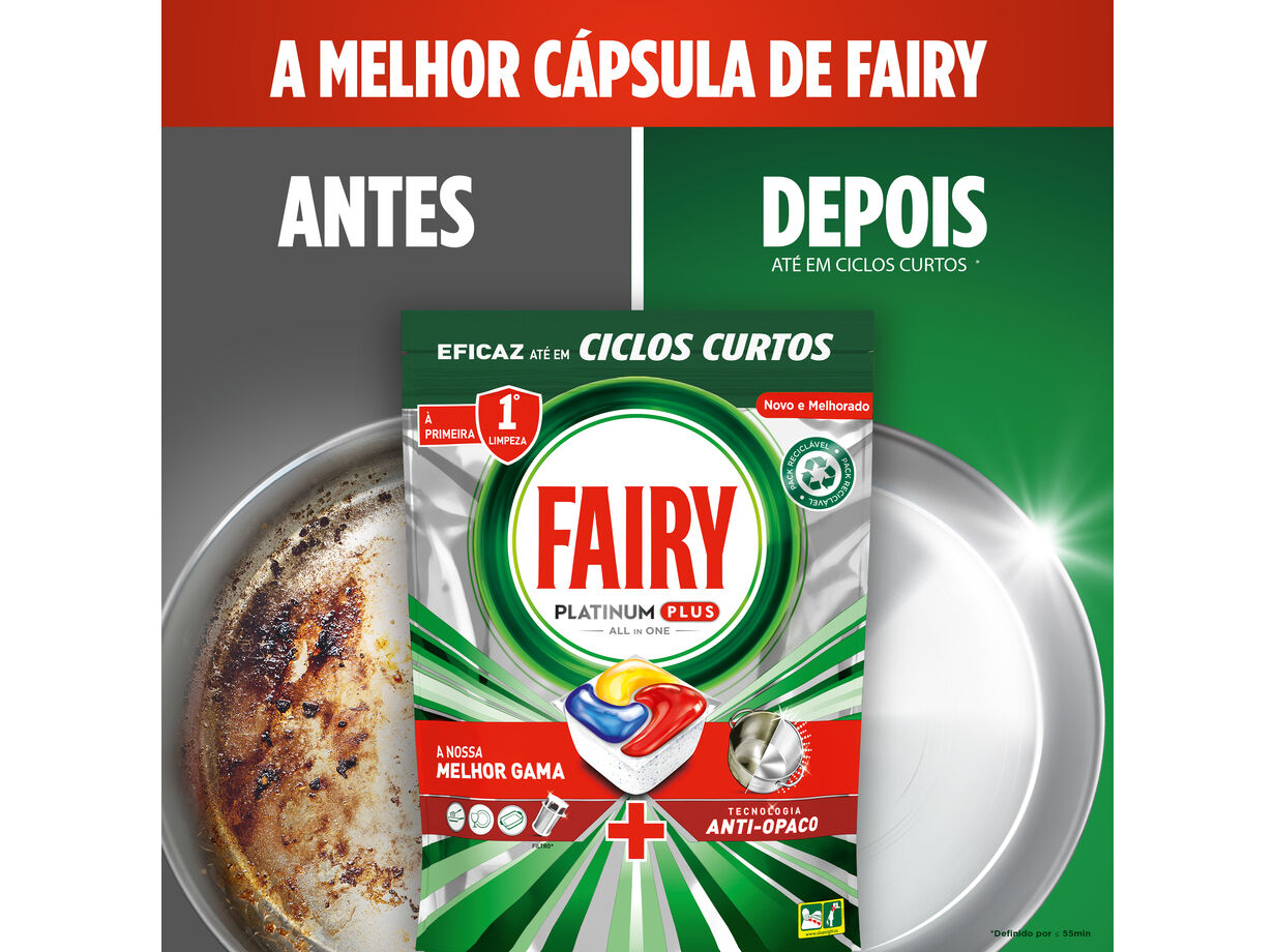 DETERGENTE LOI&Ccedil;A M&Aacute;QUINA FAIRY PLATINUM PLUS LIMAO 88P image number 4