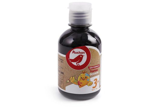 GUACHE AUCHAN PRETO 250ML CHICKY image number 0
