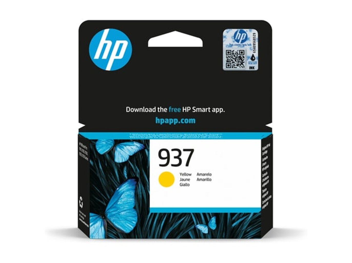TINTEIRO ORIGINAL HP 937 YELLOW 4S6W4NE#SE1 image number 0