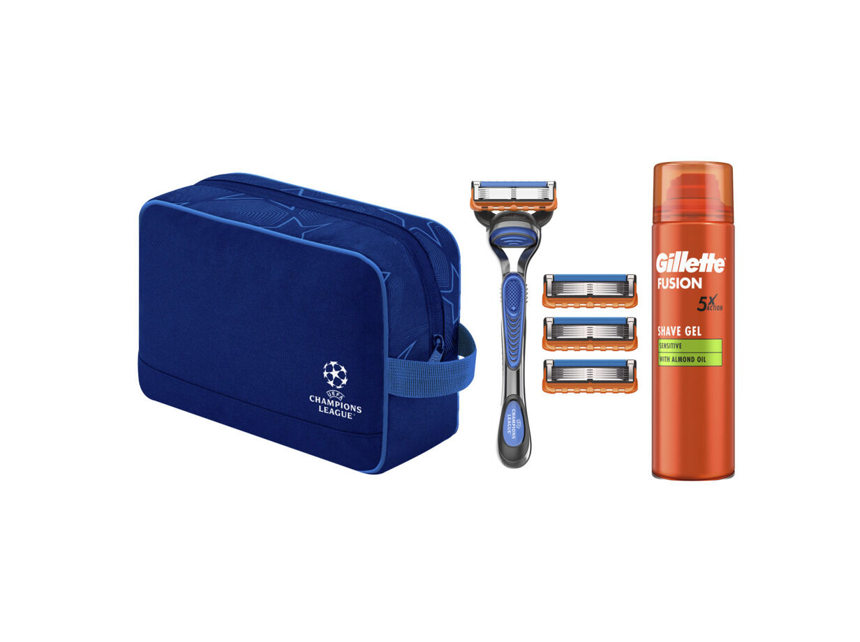 FUSION CABO GILLETTE UEFA+4REC+GEL200+BOLSA