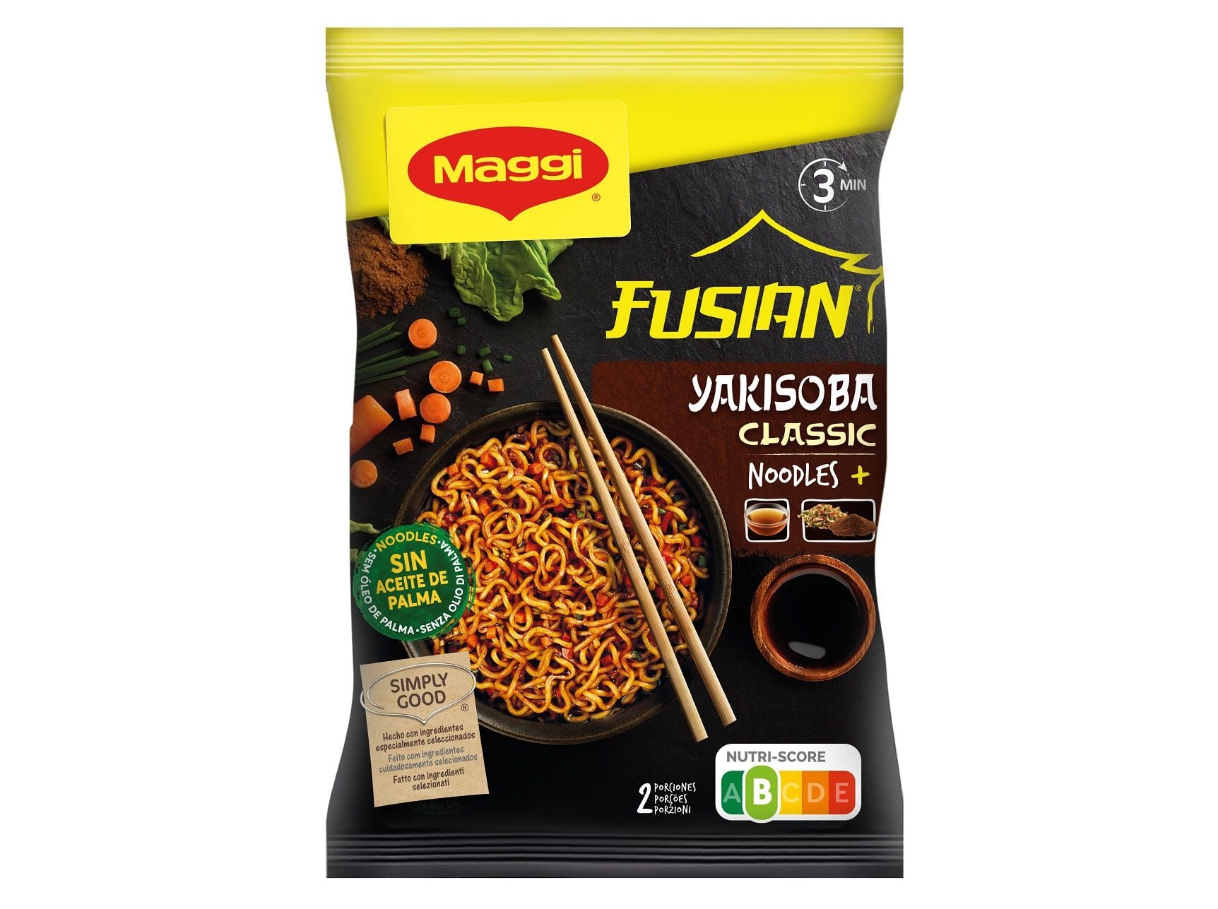 NOODLES MAGGI YAKISOBA CLASSIC 120G image number 1