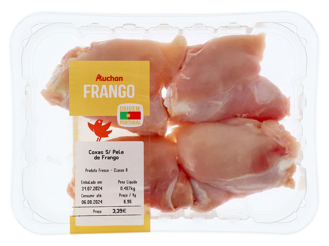 COXAS DE FRANGO SEM PELE AUCHAN KG image number 0