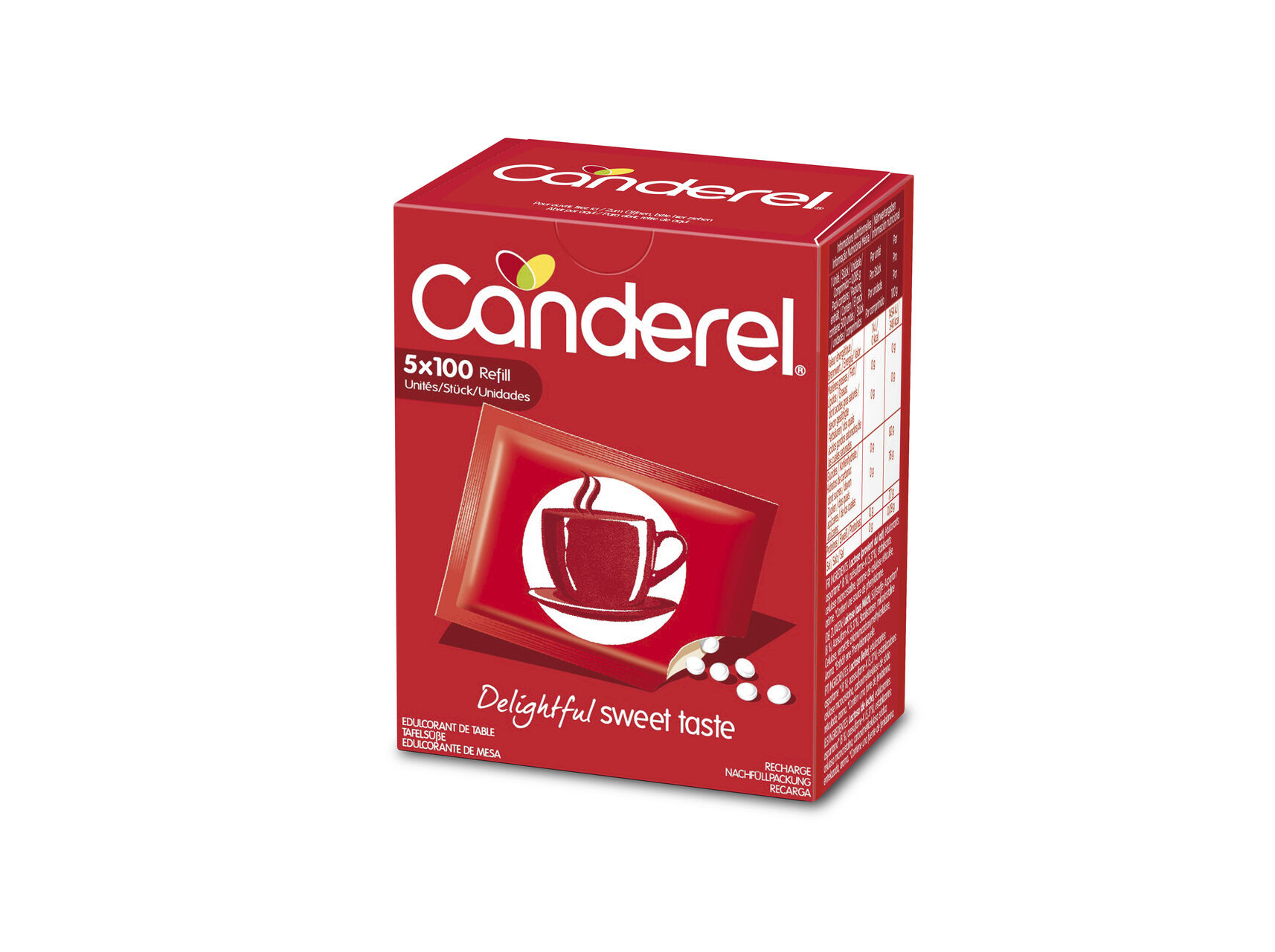 ADO&Ccedil;ANTE CANDEREL PASTILHAS REGARGA 5UN X 100UN