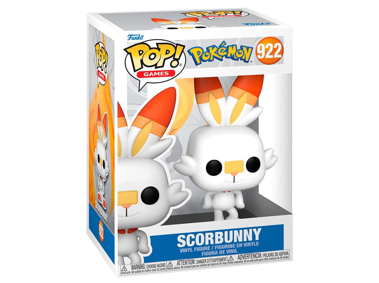 FIGURA FUNKO POP GAMES: POKEMON- SCORBUNNY image number 0