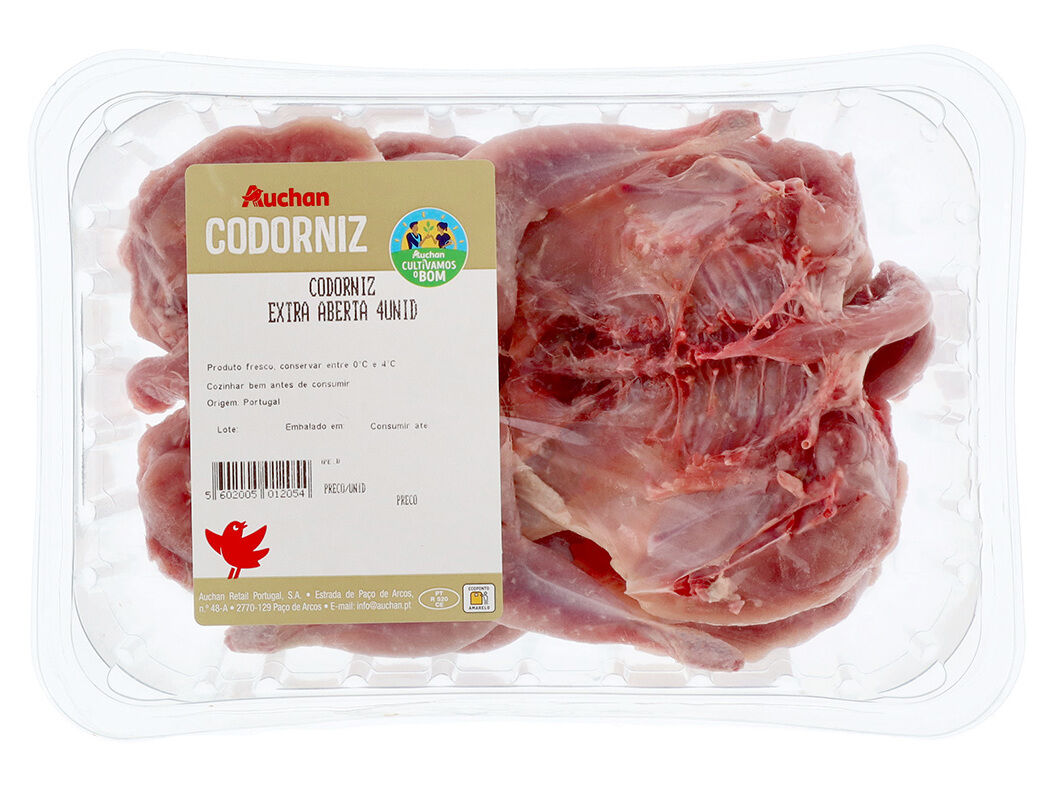 CODORNIZ ABERTA 4 UN AUCHAN CULTIVAMOS O BOM