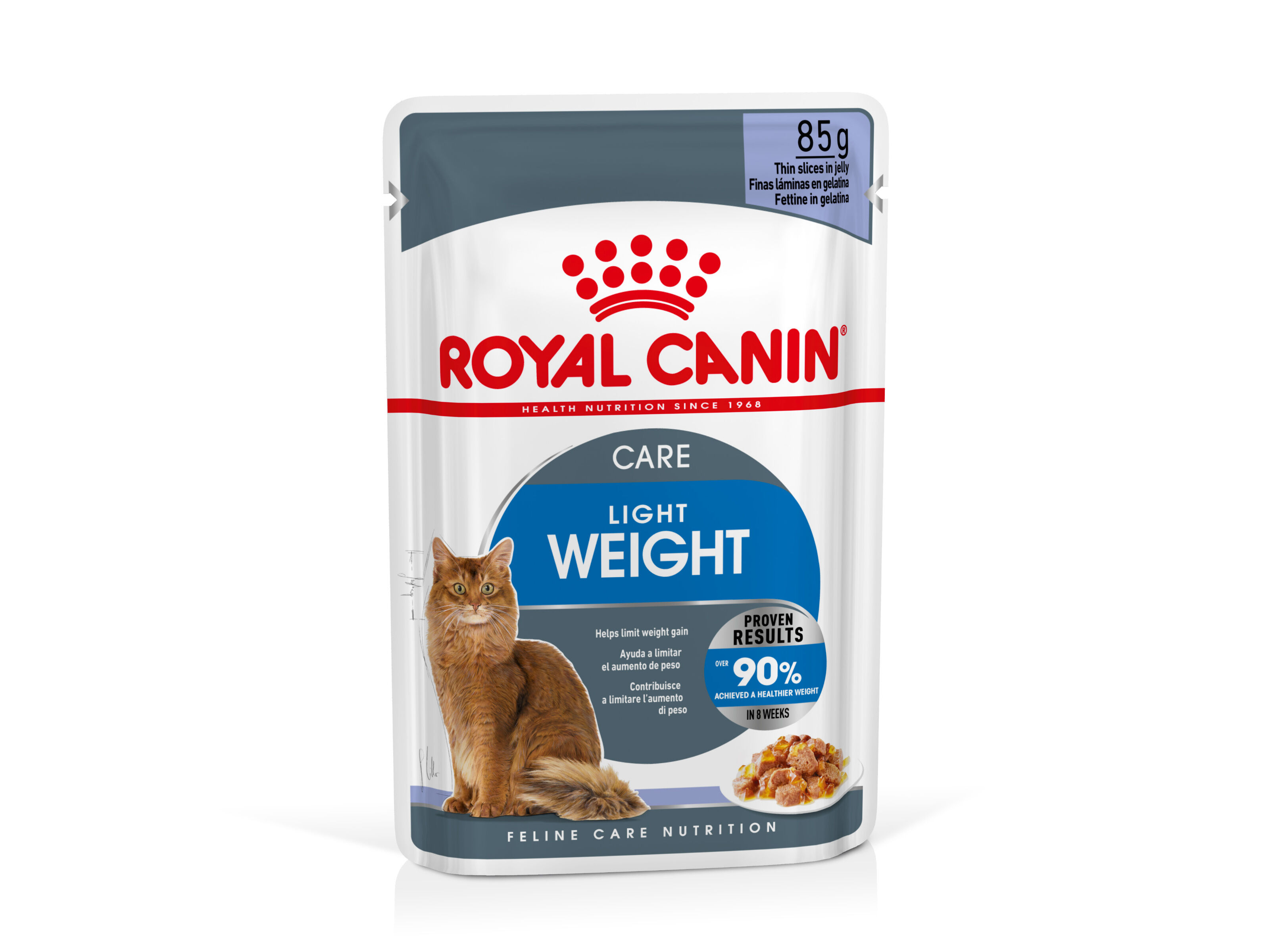 COMIDA H&Uacute;MIDA GATO ROYAL CANIN ULTRA LIGHT GRAVY 85G image number 0