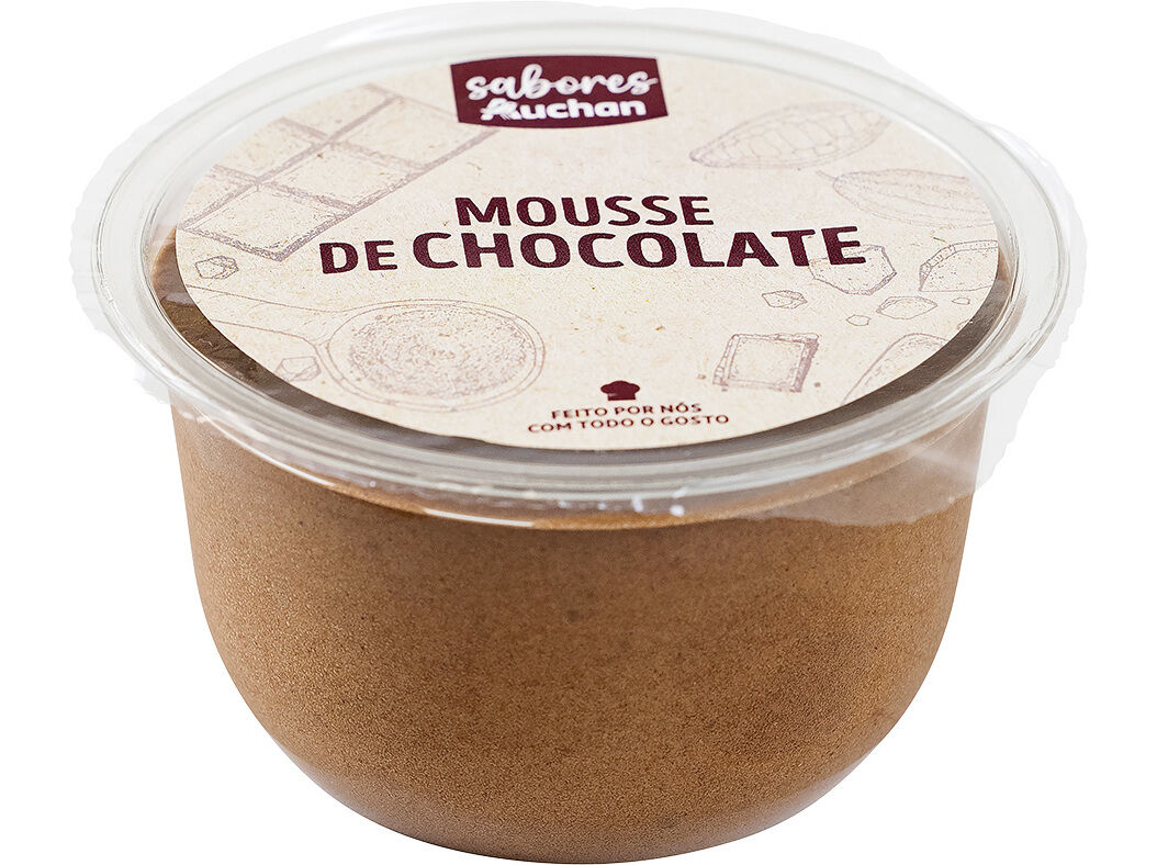 MOUSSE CHOCOLATE SABORES AUCHAN 85 G