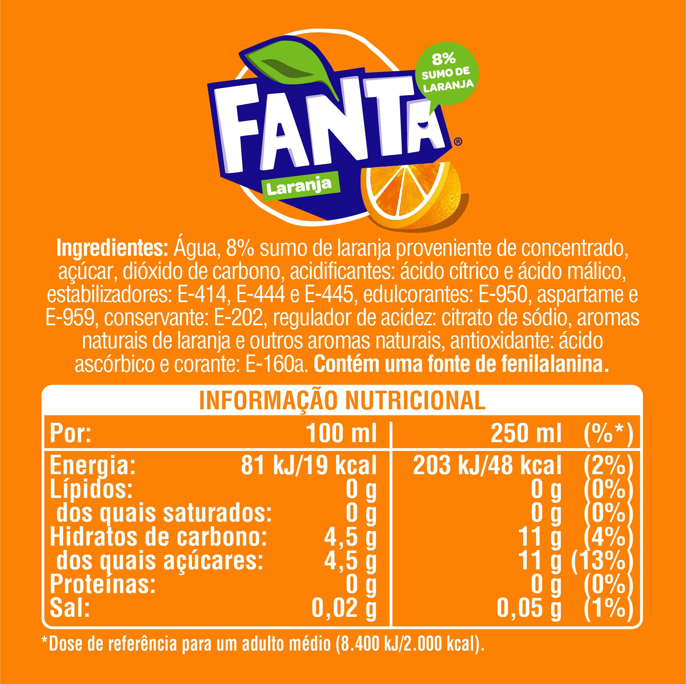 REFRIGERANTE COM G&Aacute;S FANTA LARANJA 0.50L image number 1