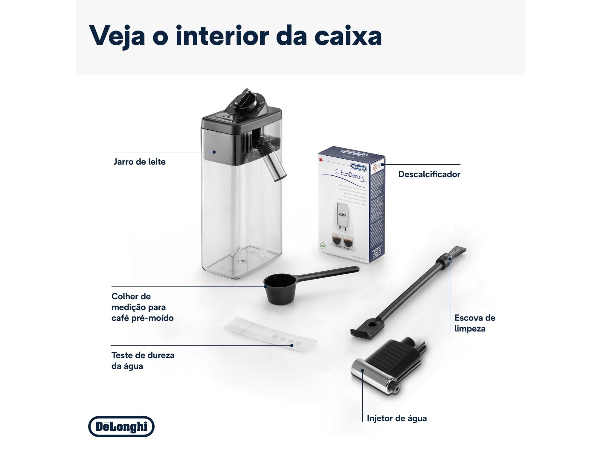 M&Aacute;QUINA DE CAF&Eacute; EXPRESSO AUTOM&Aacute;TICA DELONGHI ECAM46.860.B ELETTA CAPPUCCINO EVO image number 7