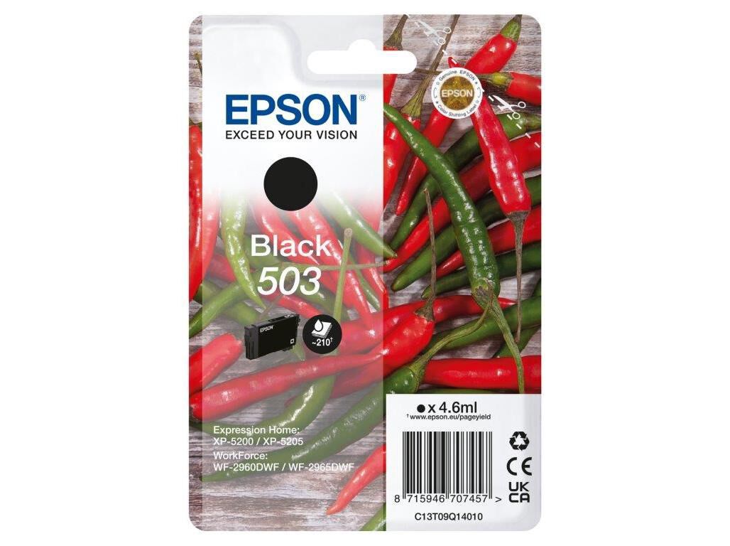 TINTEIRO ORIGINAL EPSON SINGLEPACK BLACK 503 image number 0