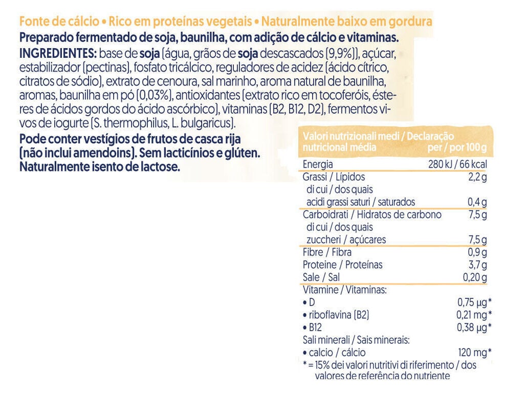 YOFU ALPRO BAUNILHA 400G image number 1