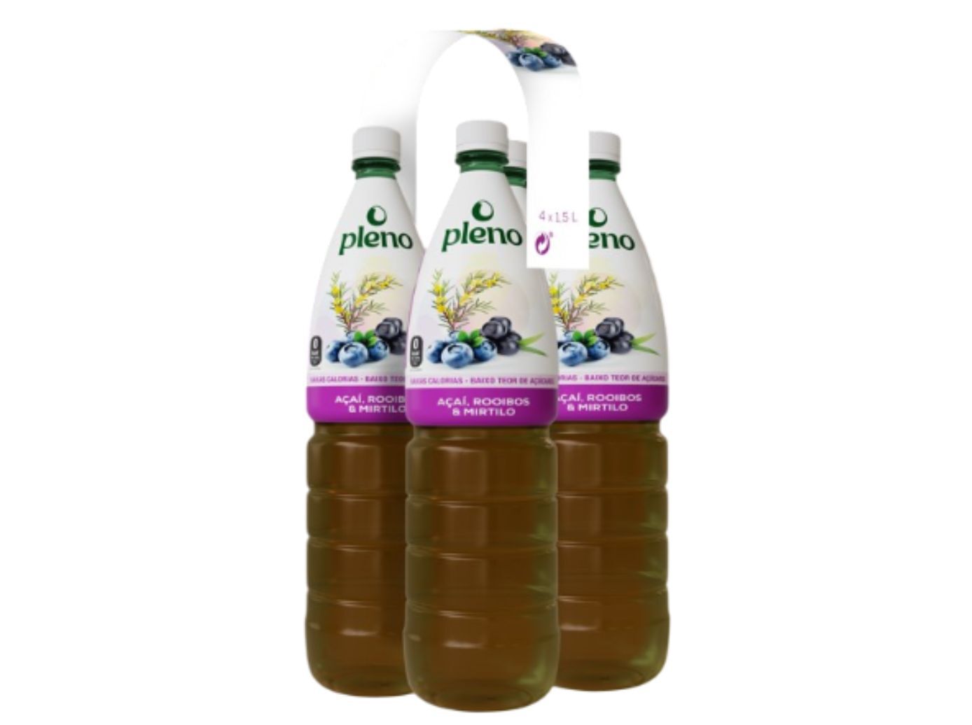 BEBIDA PLENO A&Ccedil;AI&MIRTILO 4X1.5 L image number 0