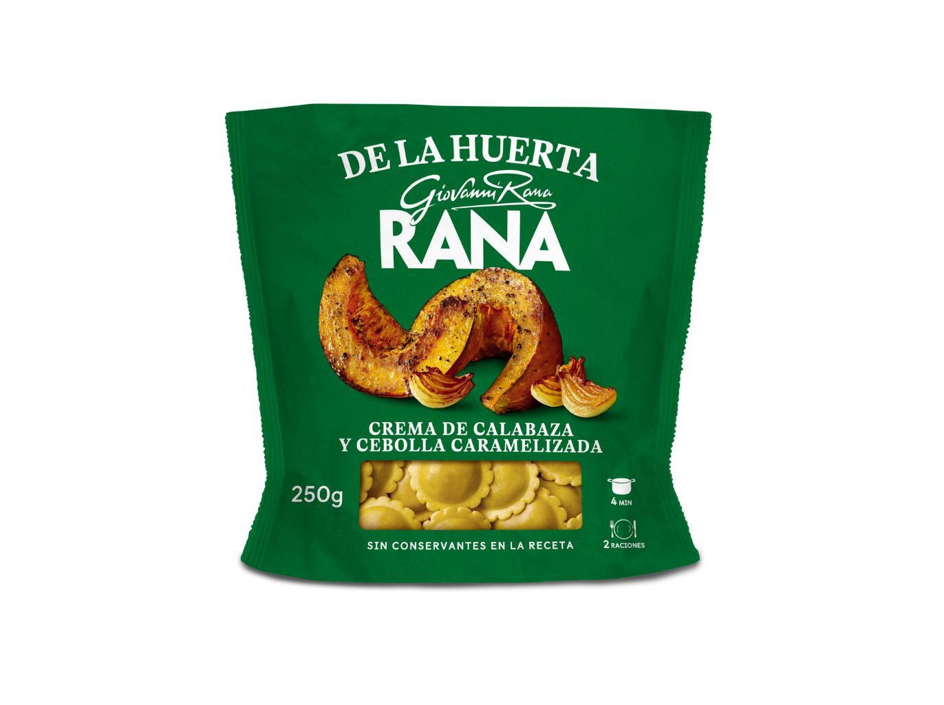 RAVIOLI DE AB&Oacute;BORA E CEBOLA CARAMELIZADA RANA 250G