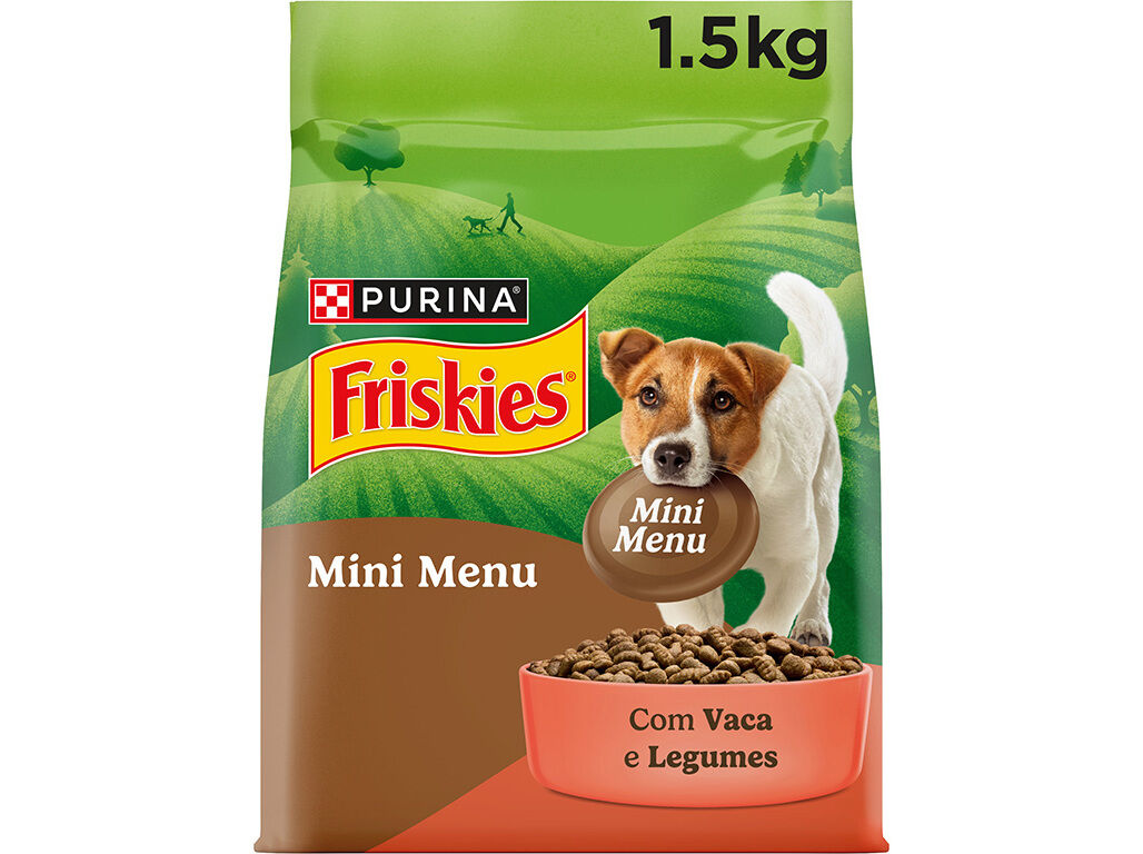 RA&Ccedil;&Atilde;O PARA C&Atilde;O FRISKIES MINI MENU VACA 1.5KG image number 0