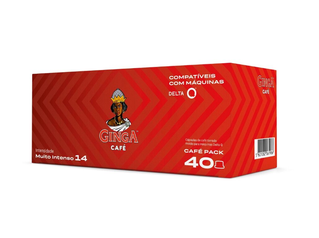 C&Aacute;PSULAS CAF&Eacute; DELTA Q GINGA INTENSITY 14 40CAP