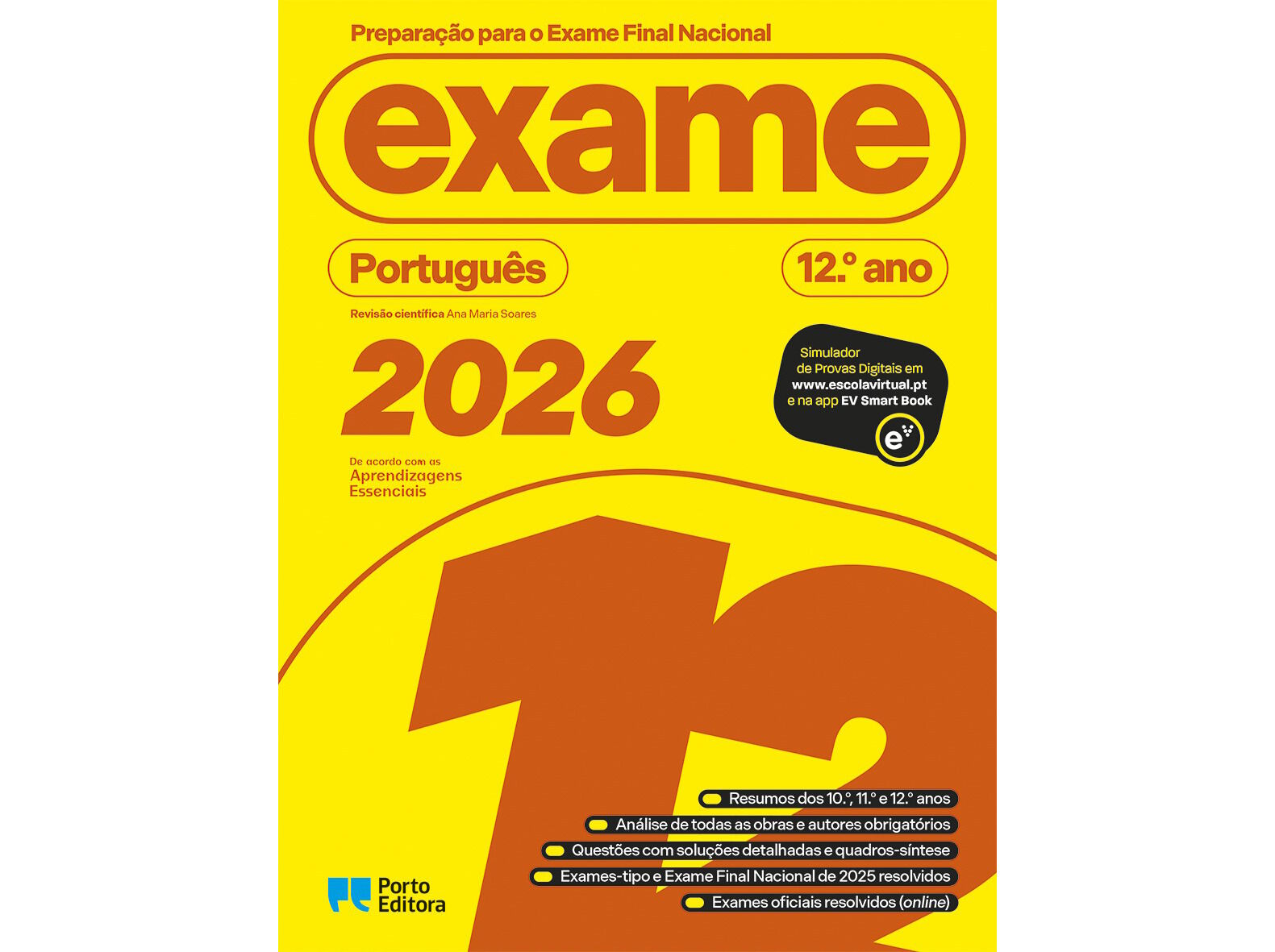 LIVRO PREPARA&Ccedil;&Atilde;O PARA O EXAME FINAL NACIONAL 2026 PORTUG 12 image number 0