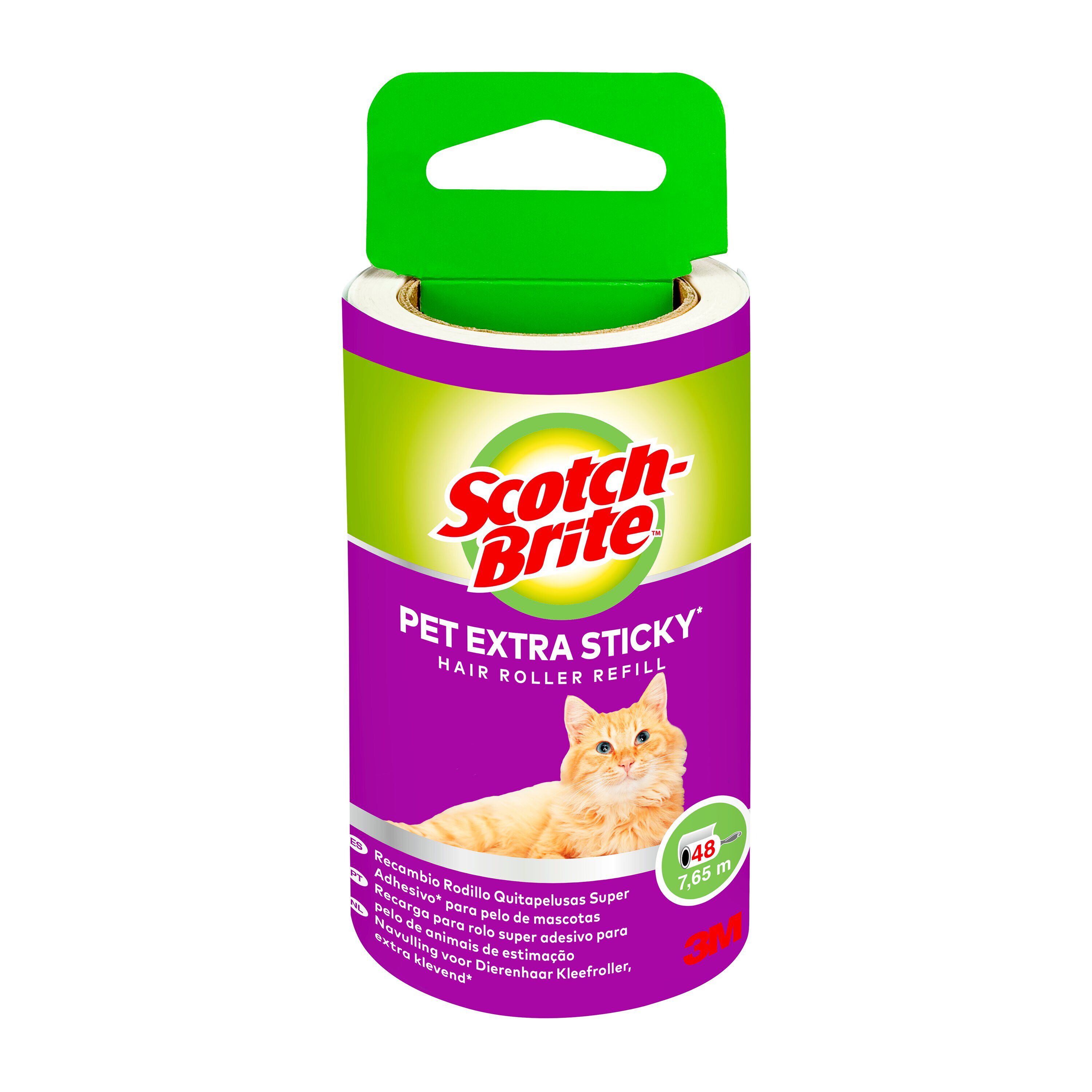 RECARGA REMOVEDOR PELOS SCOTCH-BRITE PET 48 FOLHAS