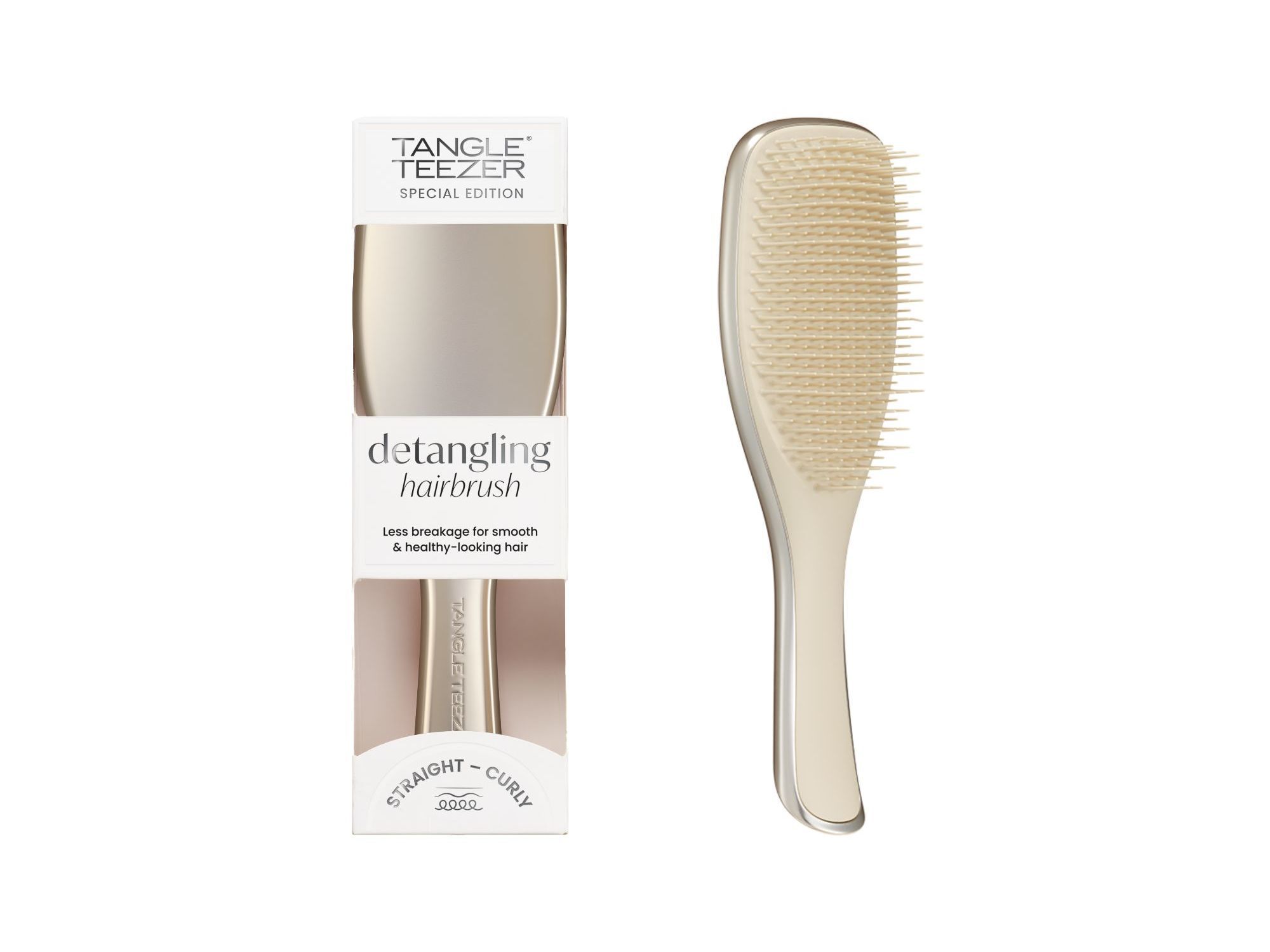 ESCOVA TANGLE TEEZER DETANGLER CHROME GOLD image number 0