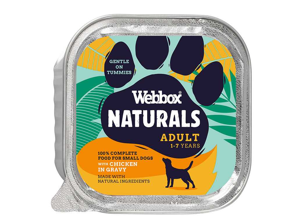 COMIDA H&Uacute;MIDA NATURAL PARA C&Atilde;O WEBBOX FRANGO EM MOLHO 150G image number 0