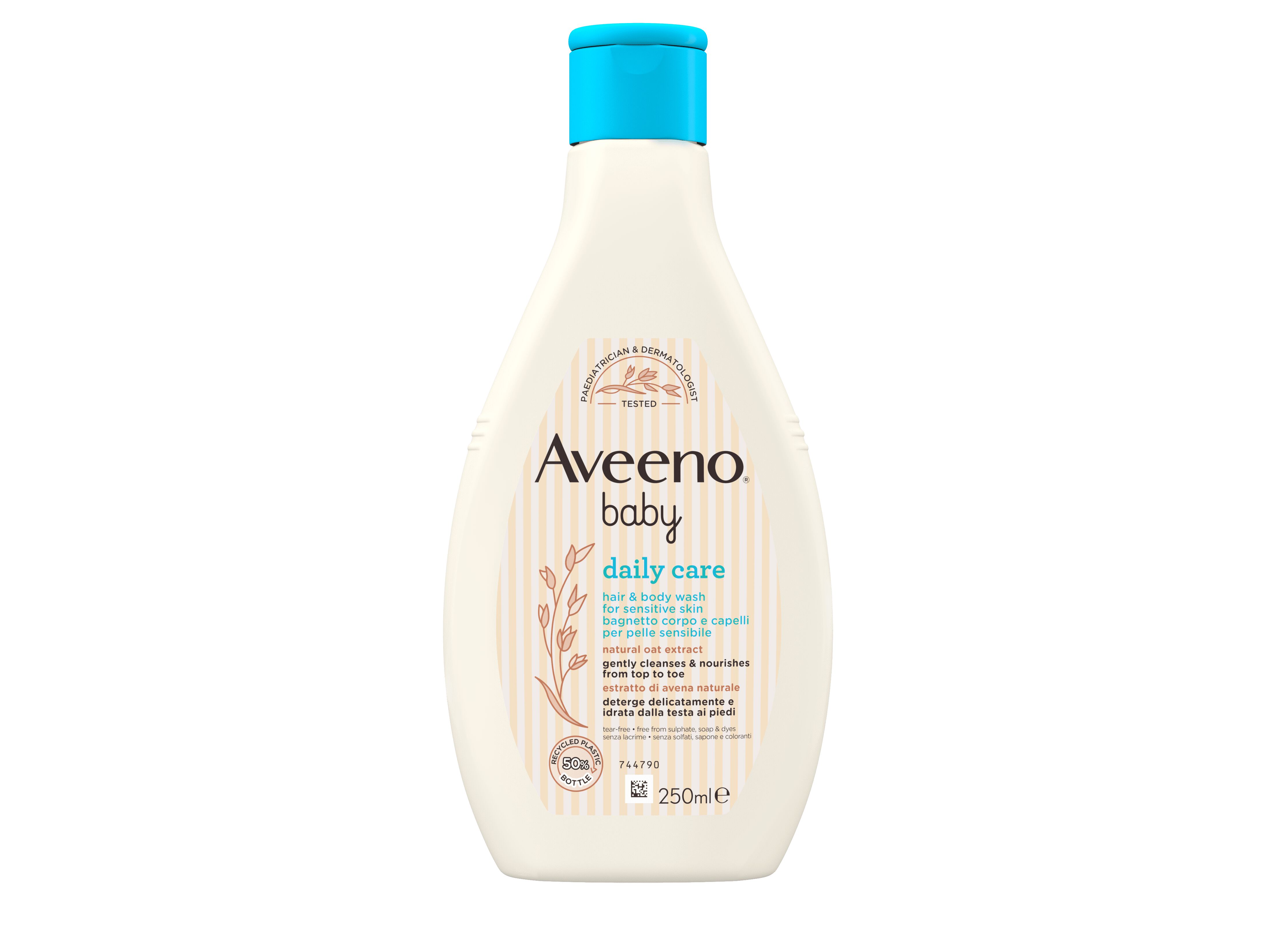 GEL CORPO CABELO AVEENO BABY 250ML image number 1