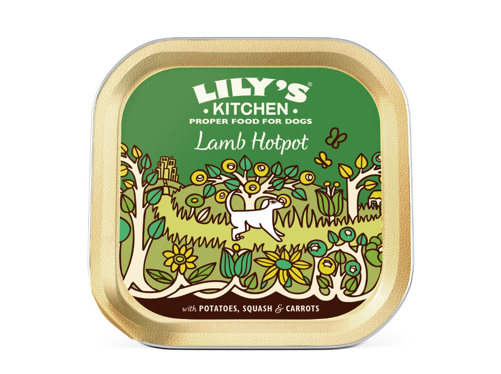 COMIDA H&Uacute;MIDA PARA C&Atilde;O LILY'S KITCHEN BORREGO 150G image number 1