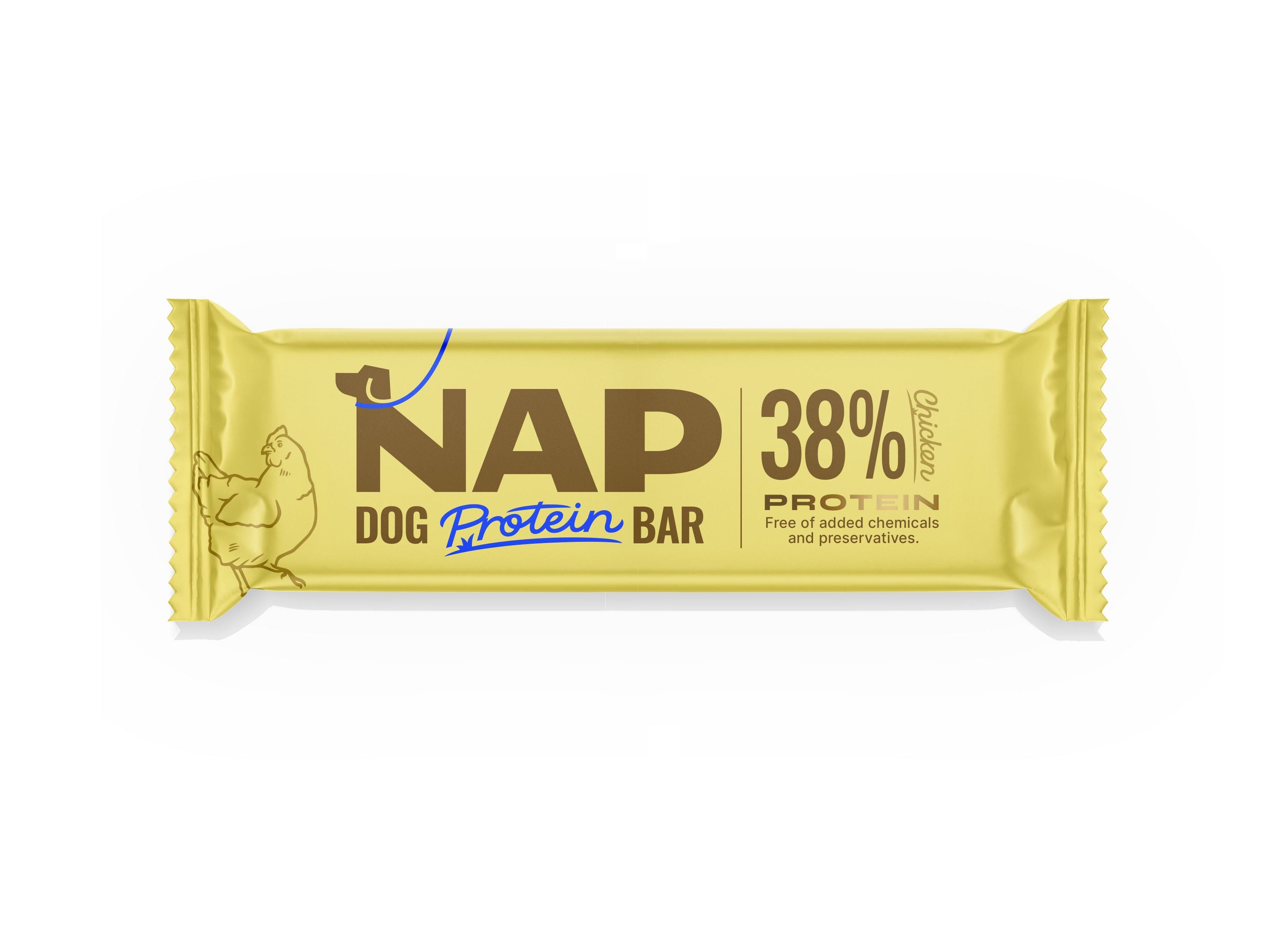 SNACK PROTEICO C&Atilde;O NAP BARRITA FRANGO 50G image number 0