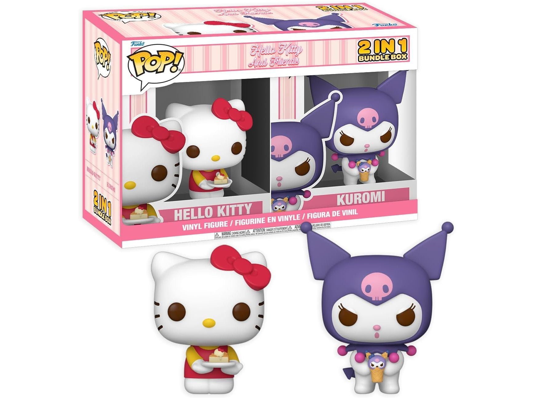 FIGURA FUNKO EX BOX- HELLO KITTY 2PK-KUROMI image number 0