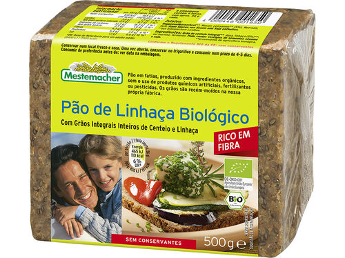 PÃO MESTEMACHER DE SEMENTES LINHAÇA BIOLÓGICO 500G image number 0