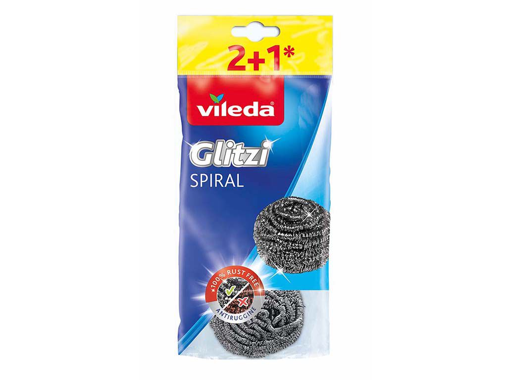 ESFREG&Otilde;ES VILEDA INOX 2 + 1UN image number 0