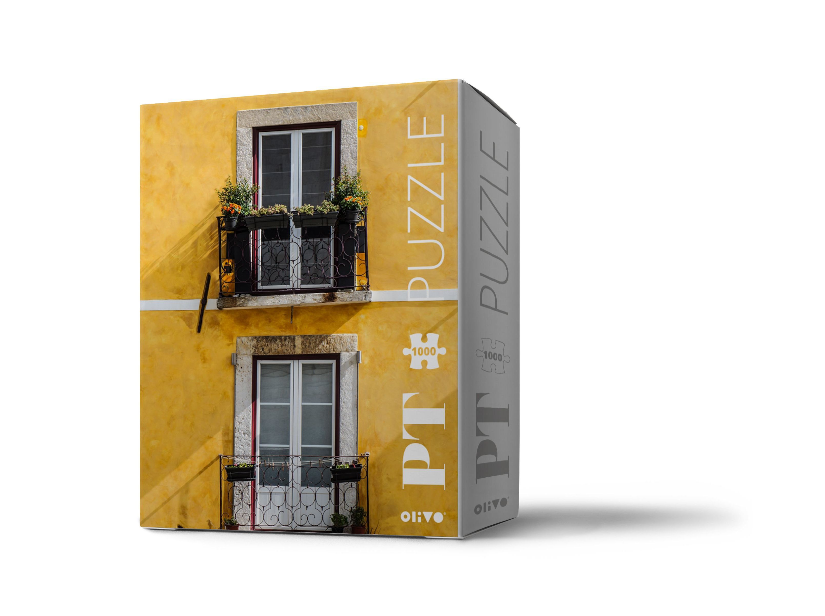 PUZZLE FACHADA AMARELA OLIVO 1000 PE&Ccedil;AS image number 0