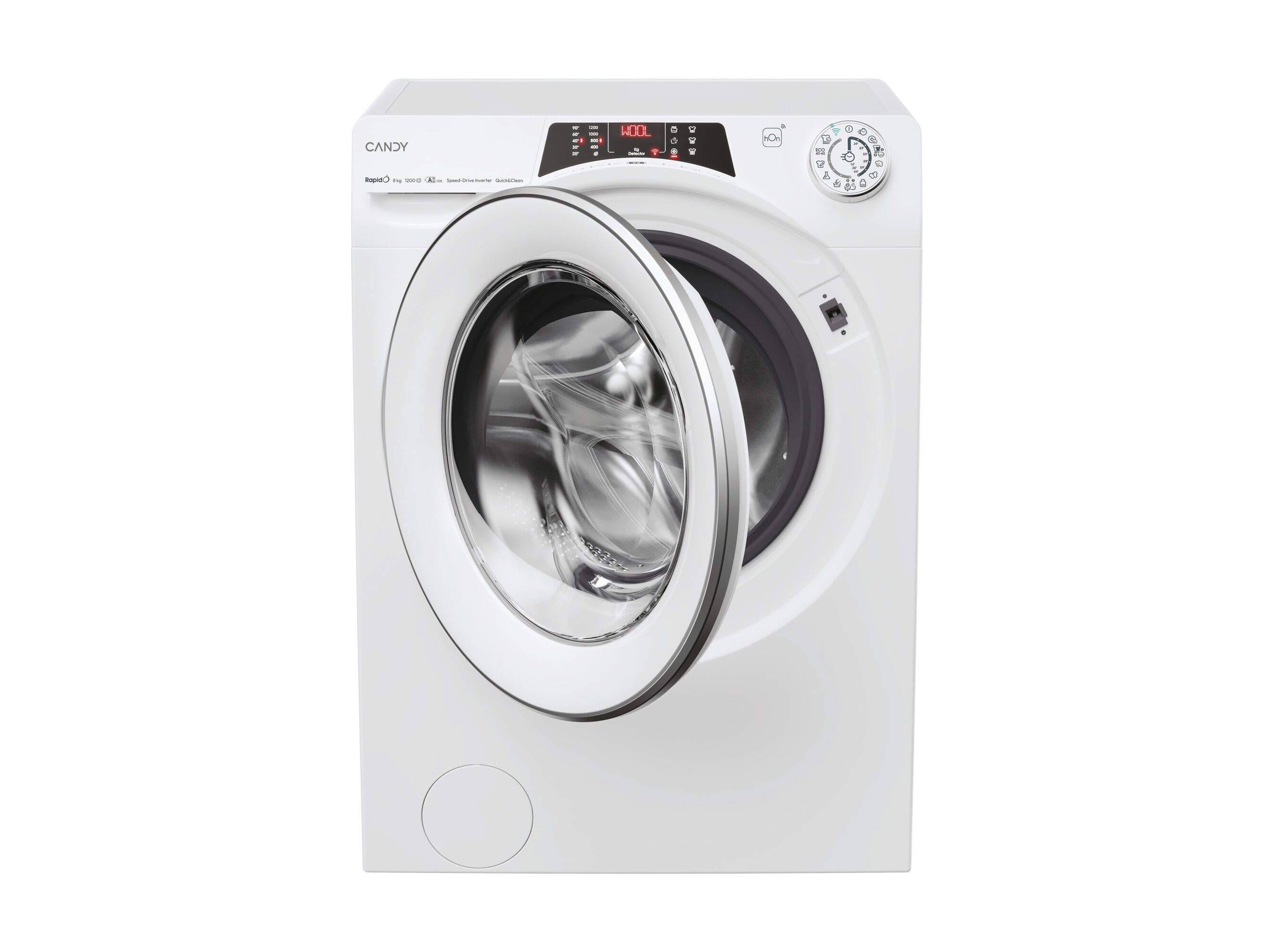 M&Aacute;QUINA DE LAVAR ROUPA CANDY RO 284DWMS7/1-S - BRANCO A 8KG image number 3