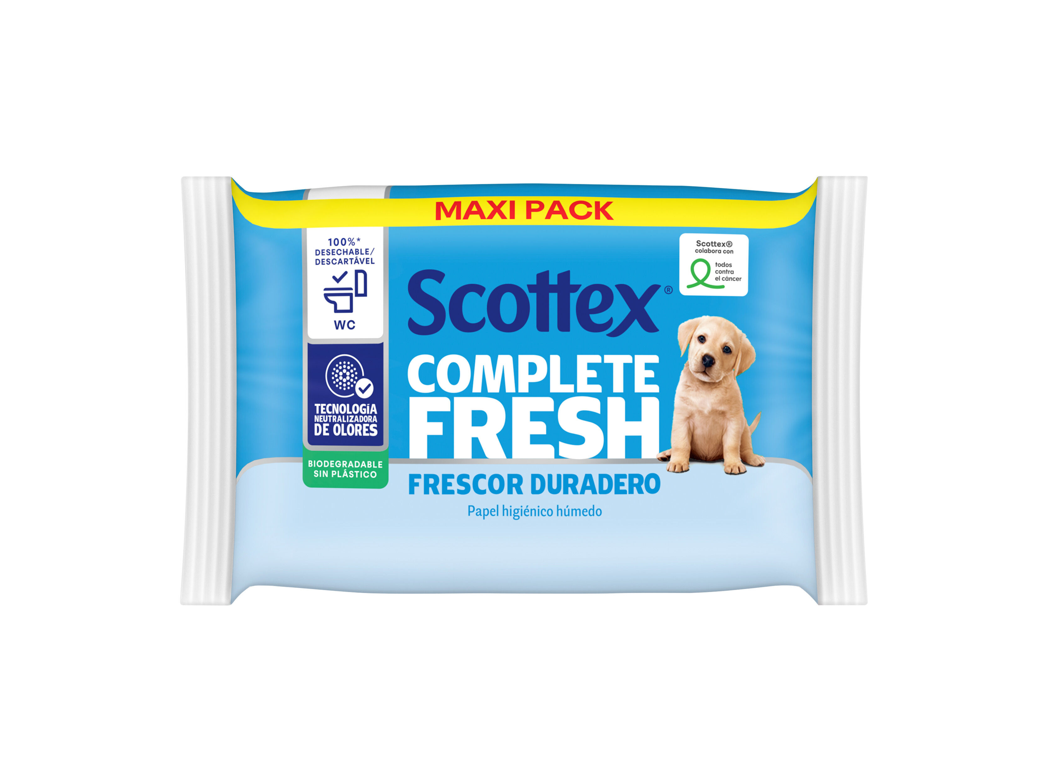 PAPEL HIGI&Eacute;NICO H&Uacute;MIDO SCOTTEX FRESH 74UN