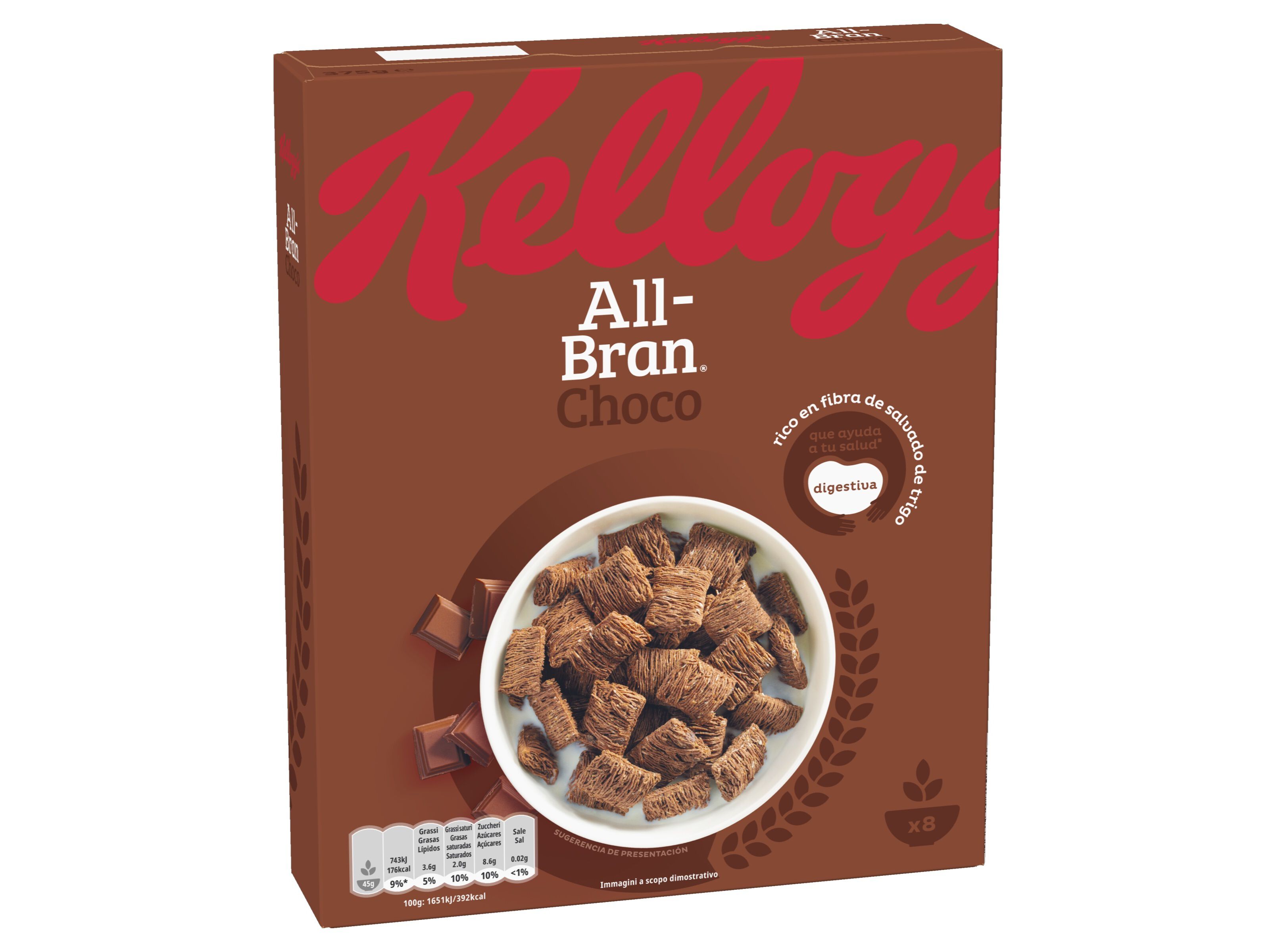 CEREAIS KELLOGG'S ALL BRAN CHOCOLATE 375G image number 1