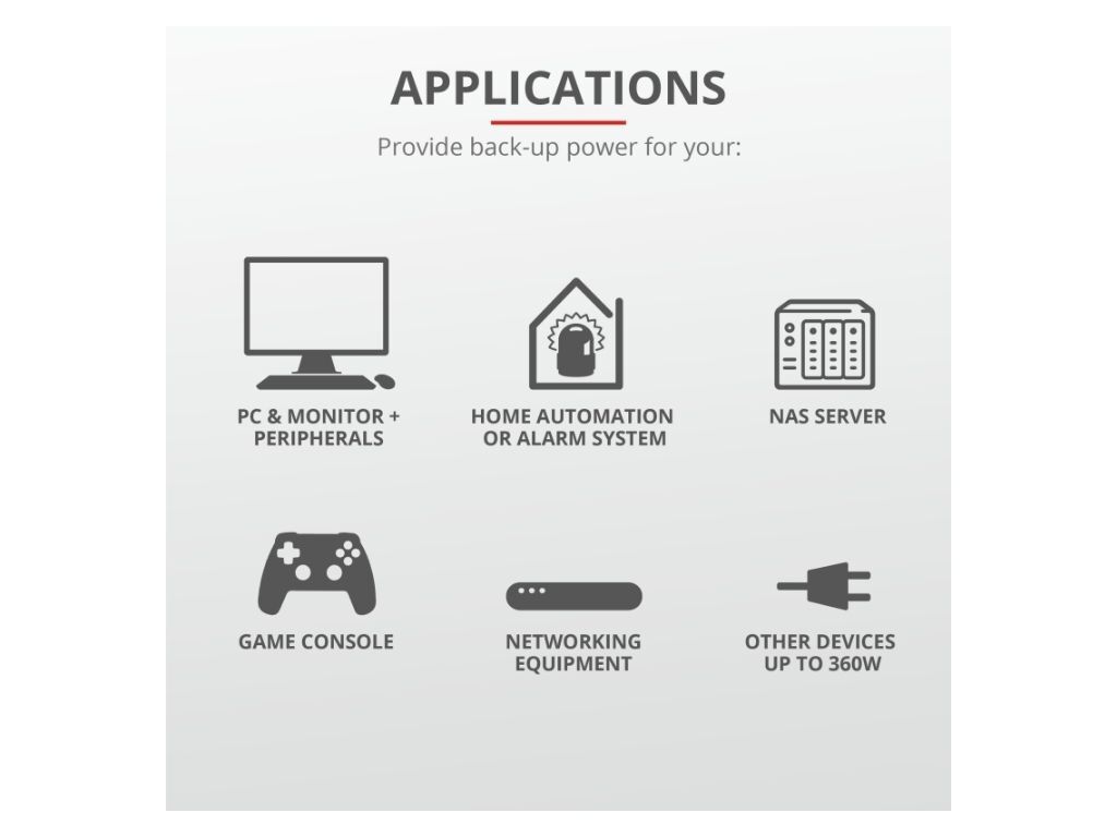 UPS TRUST PRETO 800VA - 23326 image number 3