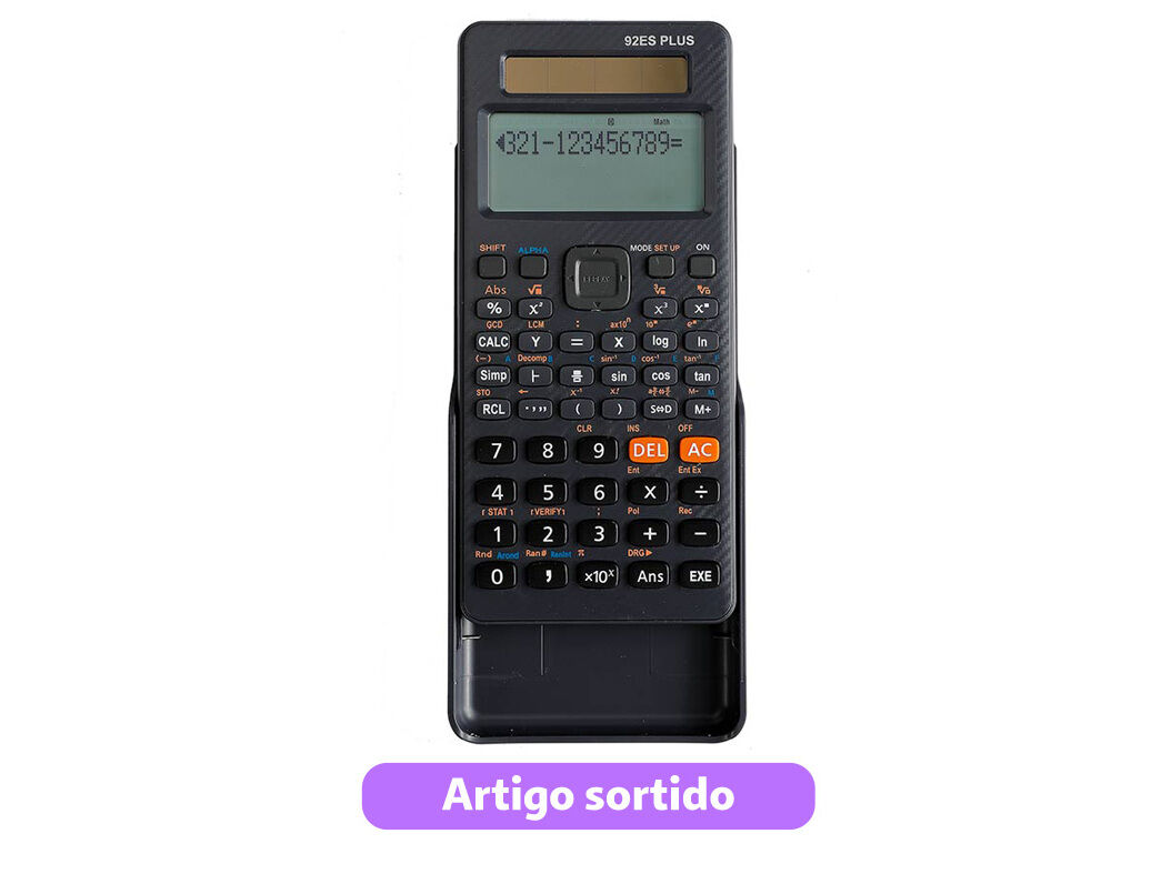 CALCULADORA CIENT&Iacute;FICA AUCHAN SLIM CORES SORTIDAS image number 1