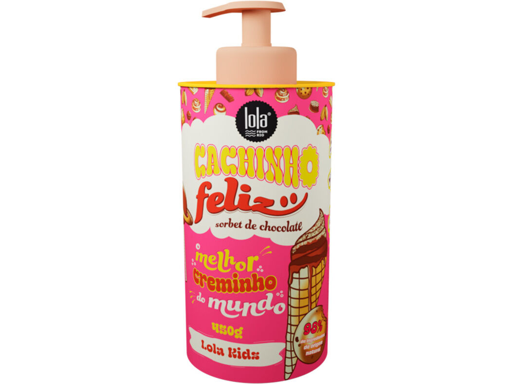 CREME PENTEAR LOLA KIDS CACHINHO FELIZ CHOC 450G image number 0